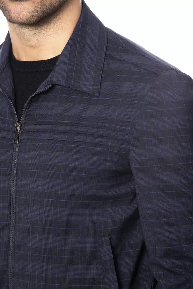 Men’s Verri Blue Wool Light Jacket