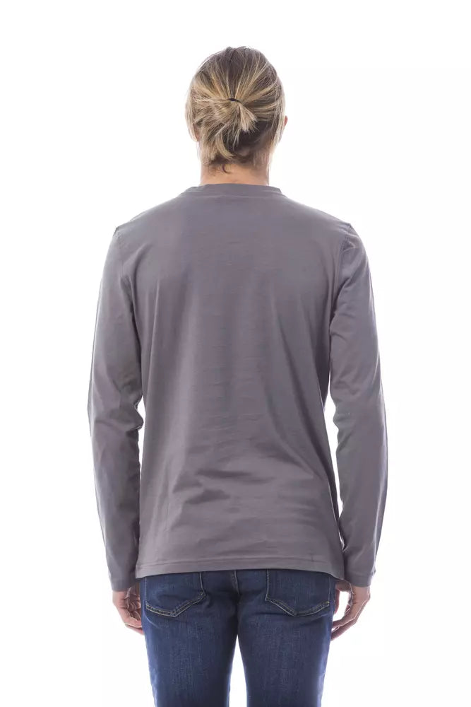 Men’s Verri Gray Cotton T-shirt