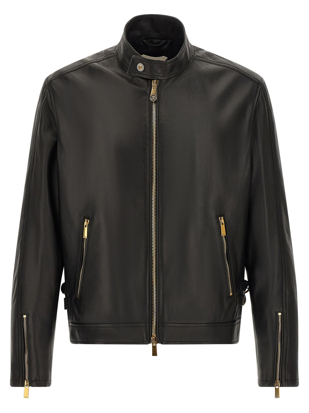Men’s Versace Black Lamb Leather Jacket