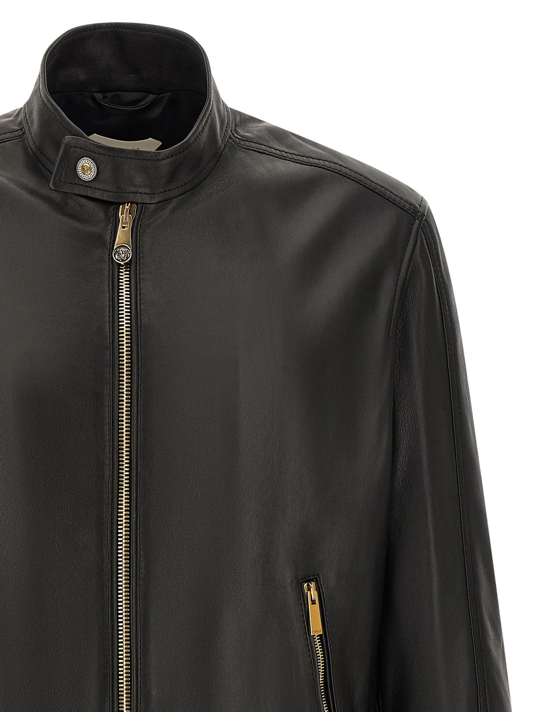 Men’s Versace Black Lamb Leather Jacket