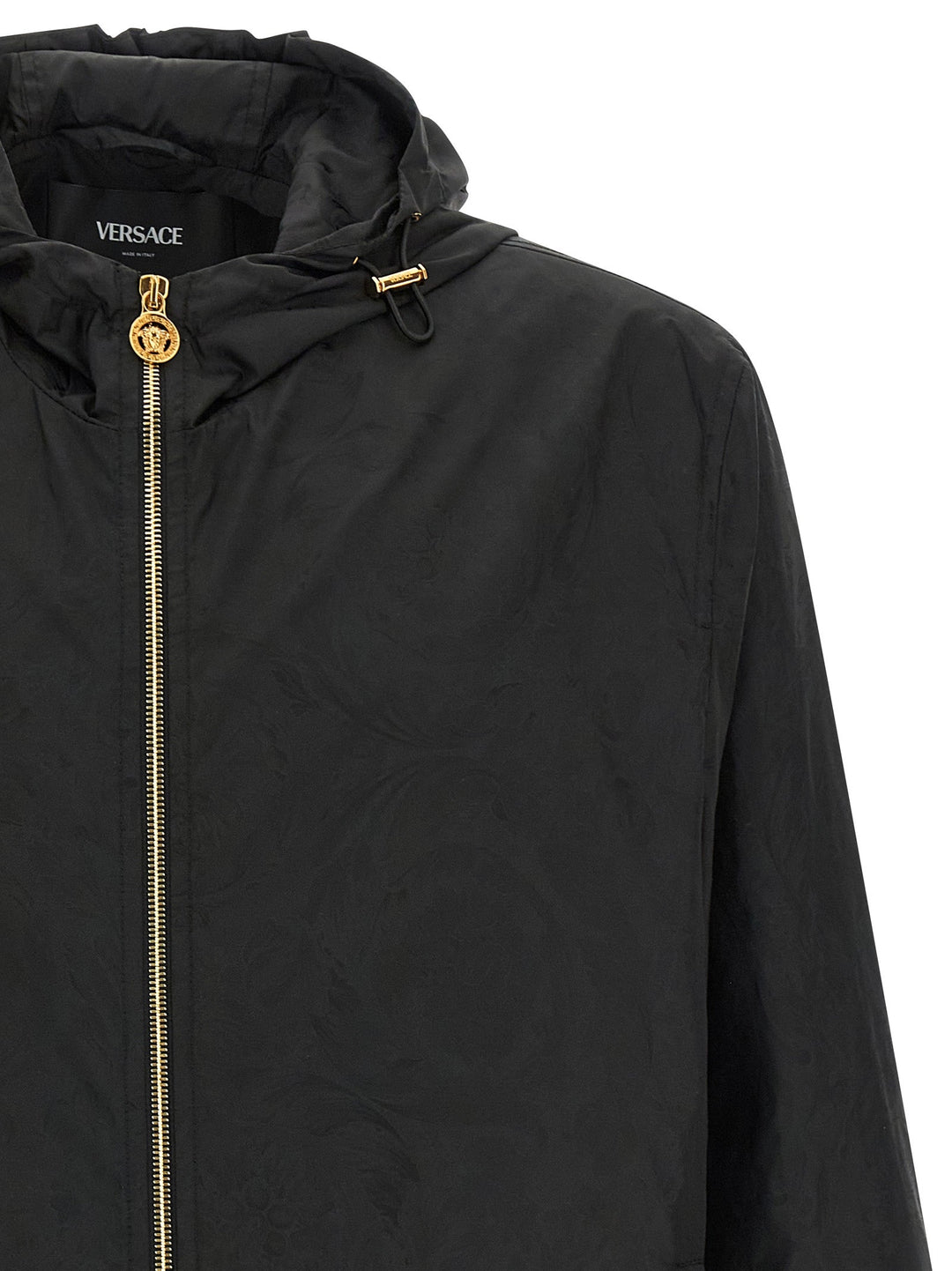 Men’s Versace Black Nylon Shell Jacket