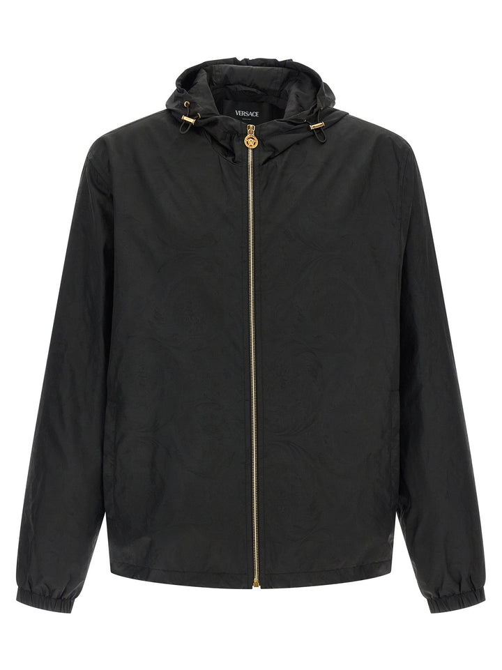 Men’s Versace Black Nylon Shell Jacket