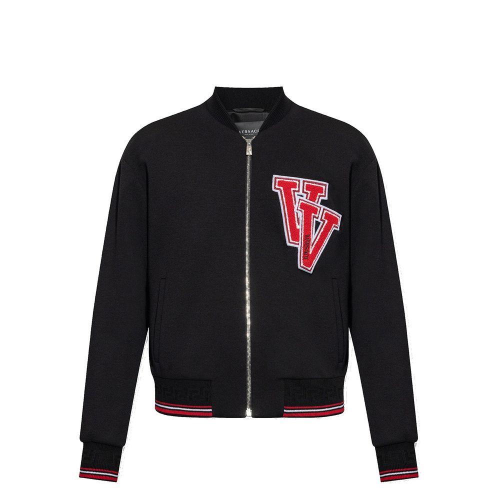 Men’s Versace Black Virgin Wool Bomber