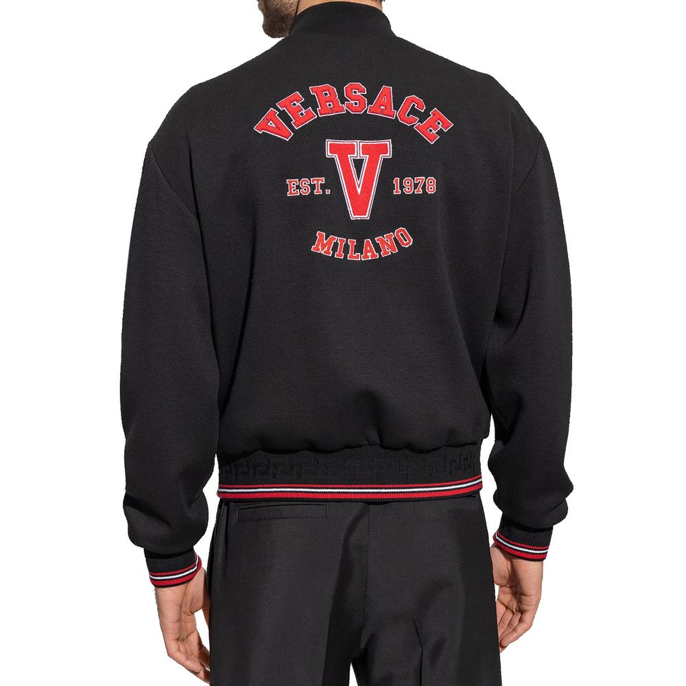 Men’s Versace Black Virgin Wool Bomber