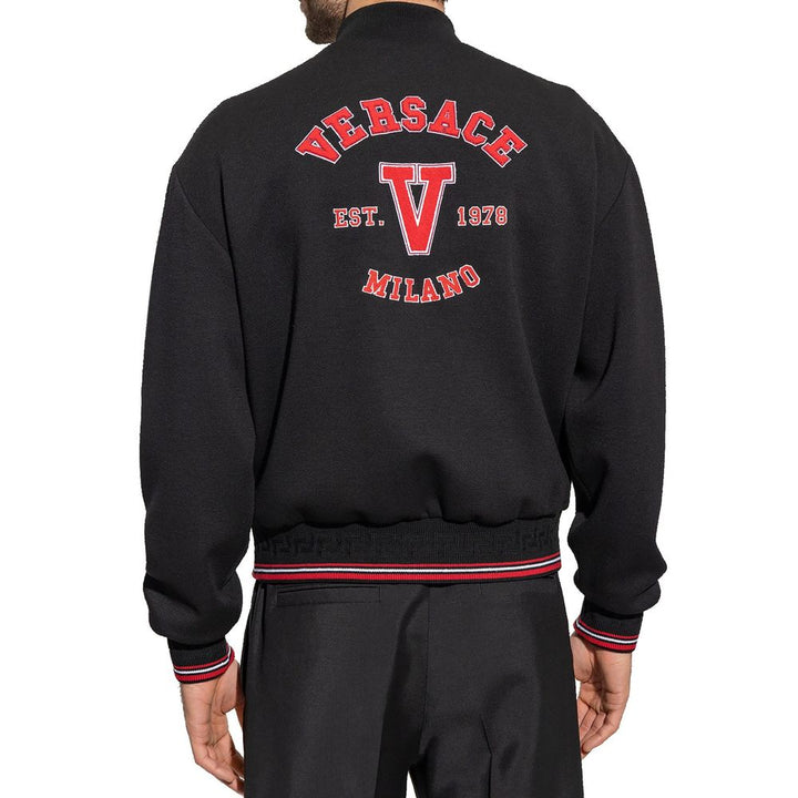 Men’s Versace Black Virgin Wool Bomber
