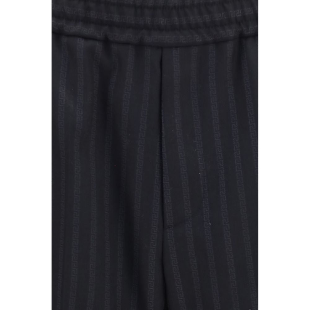 Men’s Versace Black Wool Oves Aries Dress Pants