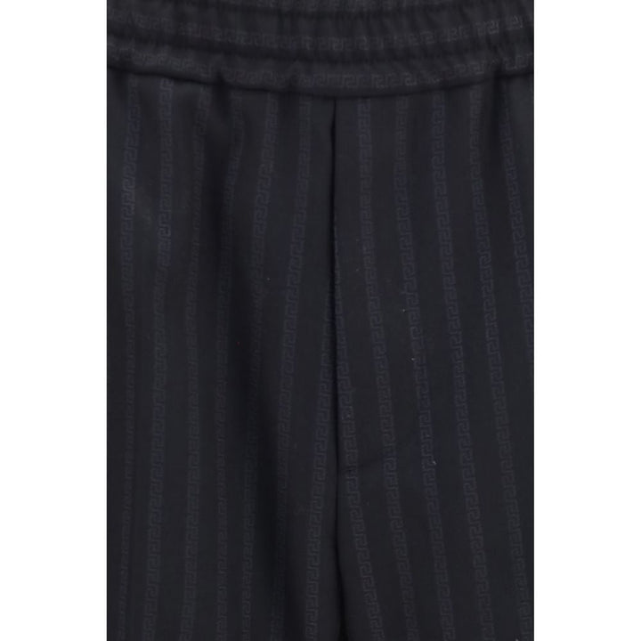 Men’s Versace Black Wool Oves Aries Dress Pants