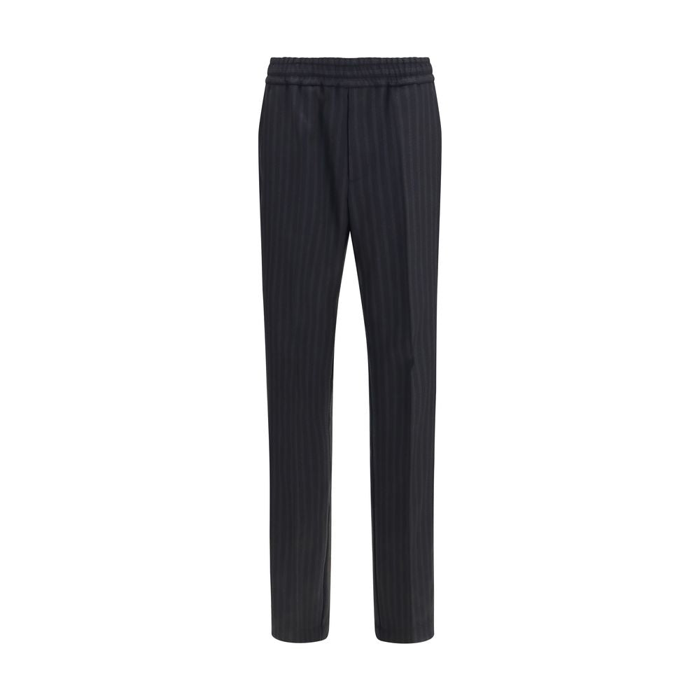 Men’s Versace Black Wool Oves Aries Dress Pants