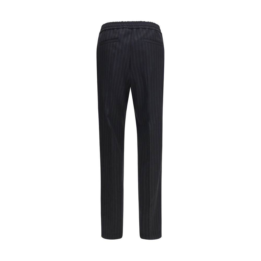 Men’s Versace Black Wool Oves Aries Dress Pants