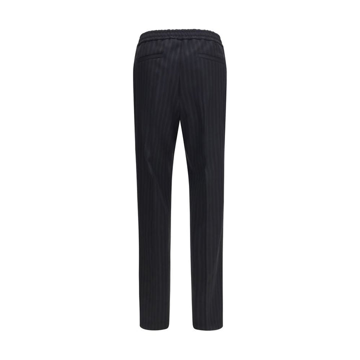 Men’s Versace Black Wool Oves Aries Dress Pants