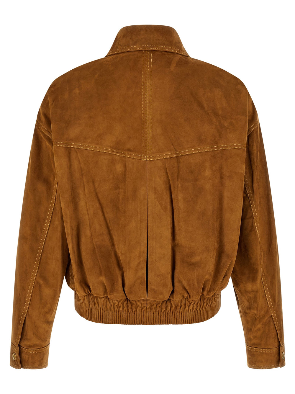 Men’s Versace Brown Lamb Leather Jacket