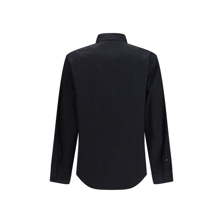 Versace Jeans Black Cotton Dress Shirt