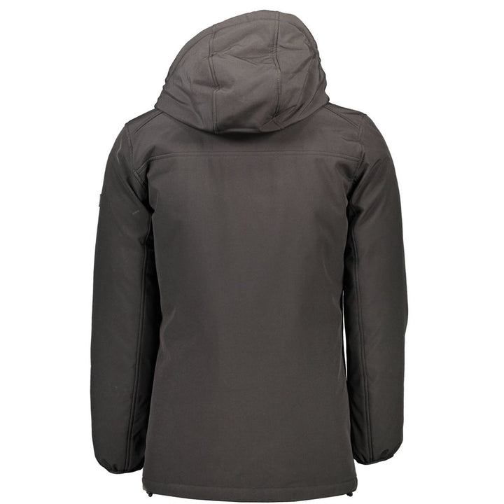 Men’s Yes Zee Black Polyester Jackets &amp; Coat