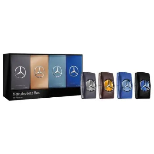 Elevate Your Essence with the Mercedes-Benz Man 4 Piece Mini Gift Set Men’s Sets