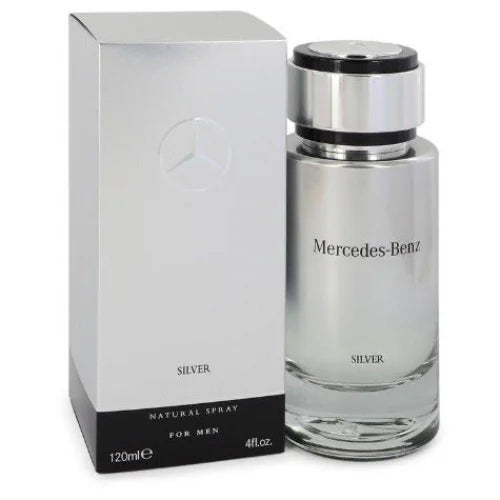 Mercedes-Benz Silver Cologne for Men Bold Woody Aromatic Perfume Men’s