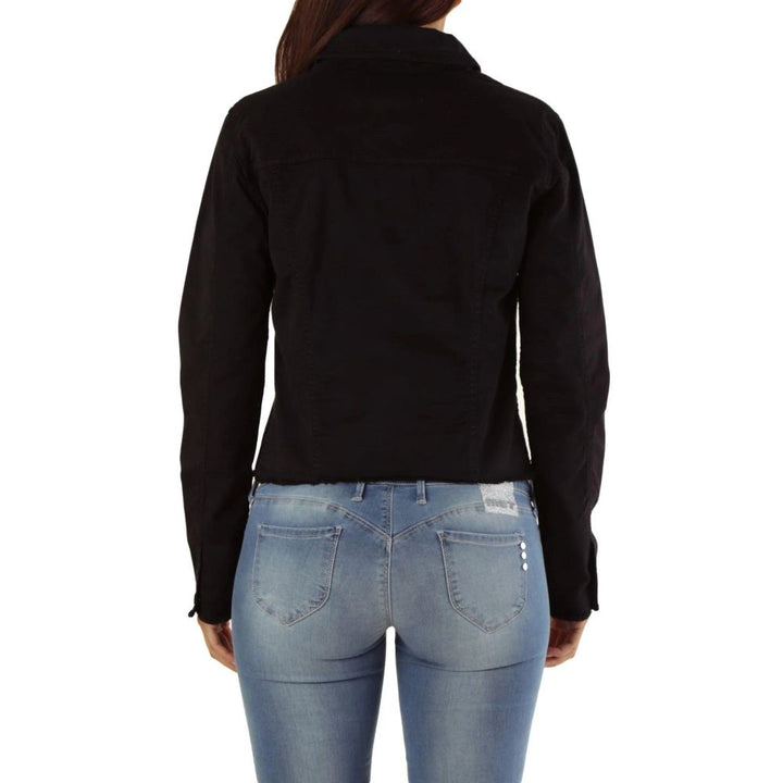 Met Trucker Jackets - Black Cotton Denim Jacket
