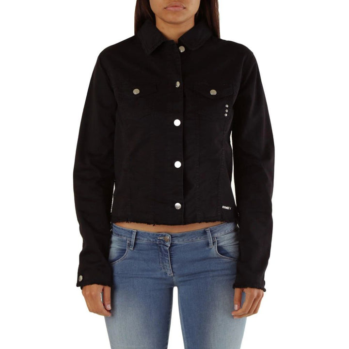 Met Trucker Jackets - Black Cotton Denim Jacket