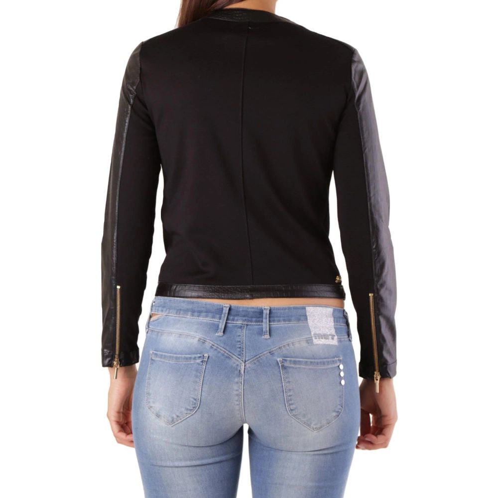 Met Motorcycle Outerwear - Black Viscose Biker Jacket