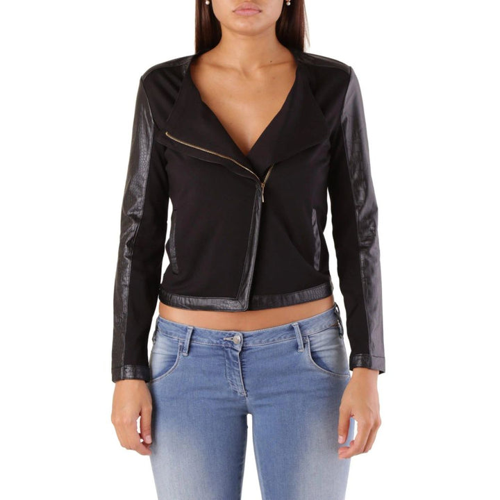 Met Motorcycle Outerwear - Black Viscose Biker Jacket