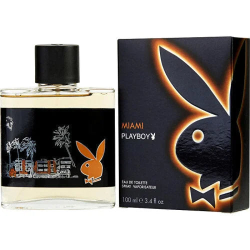 Miami Playboy Cologne for Men with Fresh Bergamot and Green Notes Men’s
