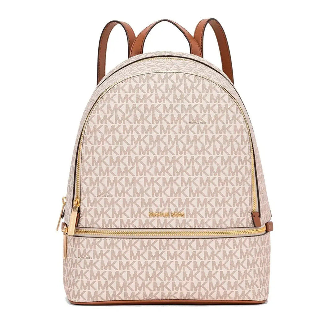 Michael Kors Beige Canvas Backpack