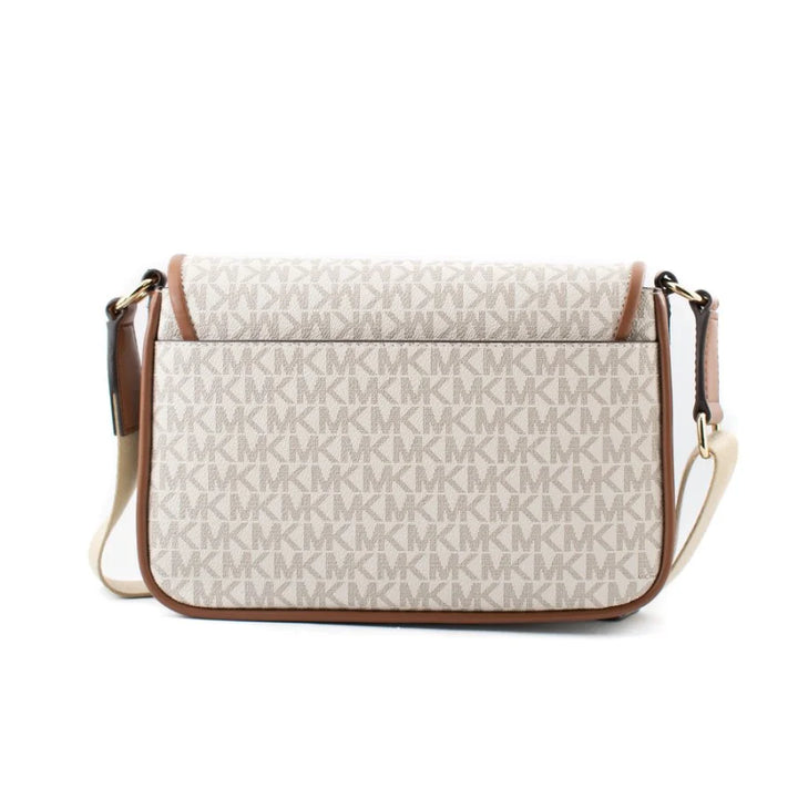 Michael Kors Beige Canvas Crossbody Bag