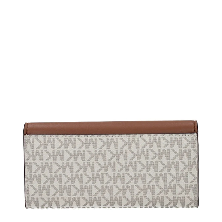 Michael Kors Beige Fabric Wallet