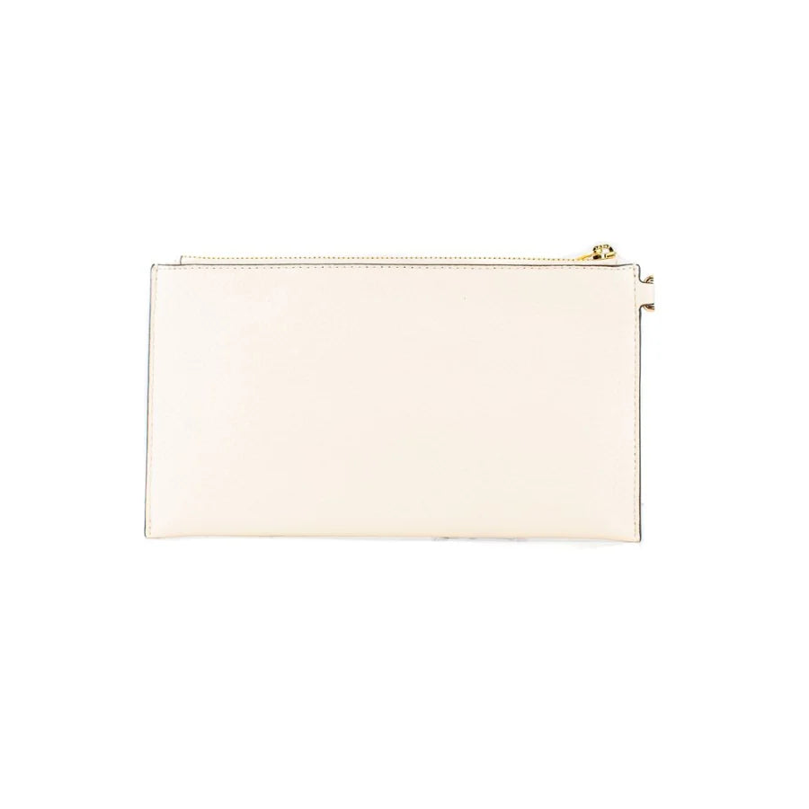Michael Kors Beige Leather Clutch Bag