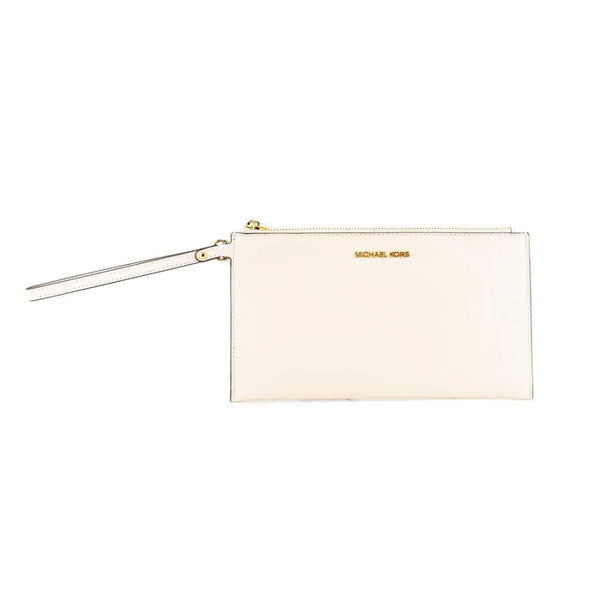 Michael Kors - Beige Leather Clutch Bag