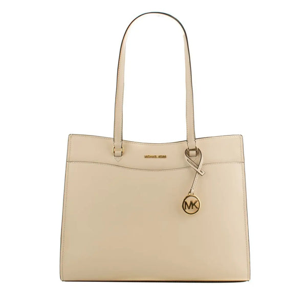 Michael Kors - Beige Leather Tote Bag