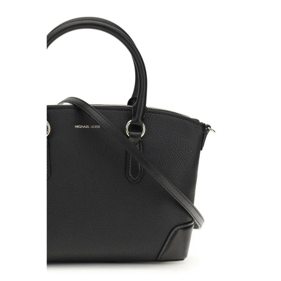 Michael Kors Black Calf Leather Bos Taurus Handbag