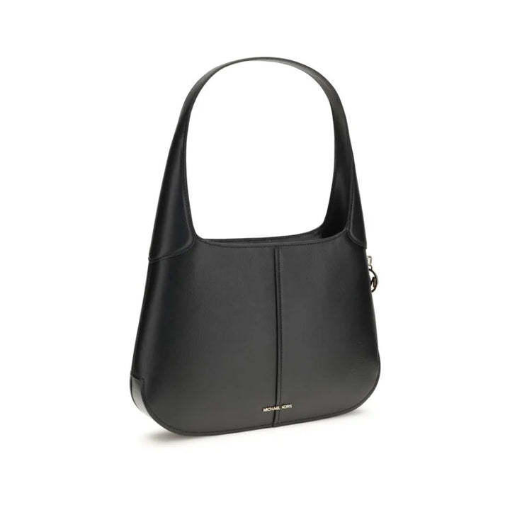 Michael Kors Black Calf Leather Bos Taurus Shoulder Bag