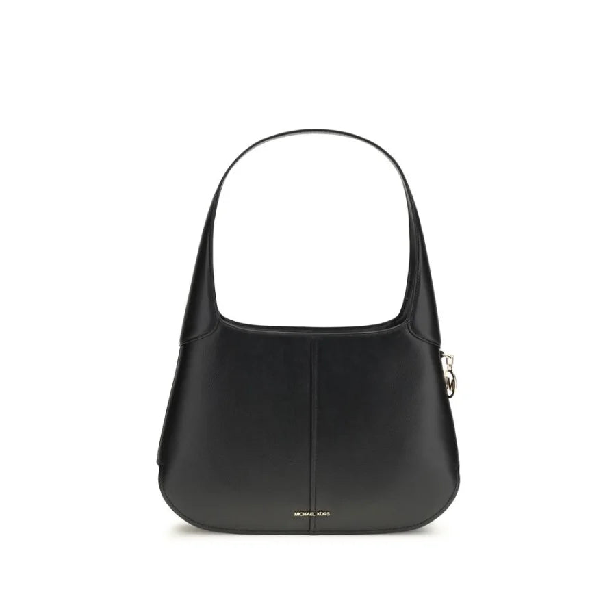 Michael Kors Black Calf Leather Bos Taurus Shoulder Bag