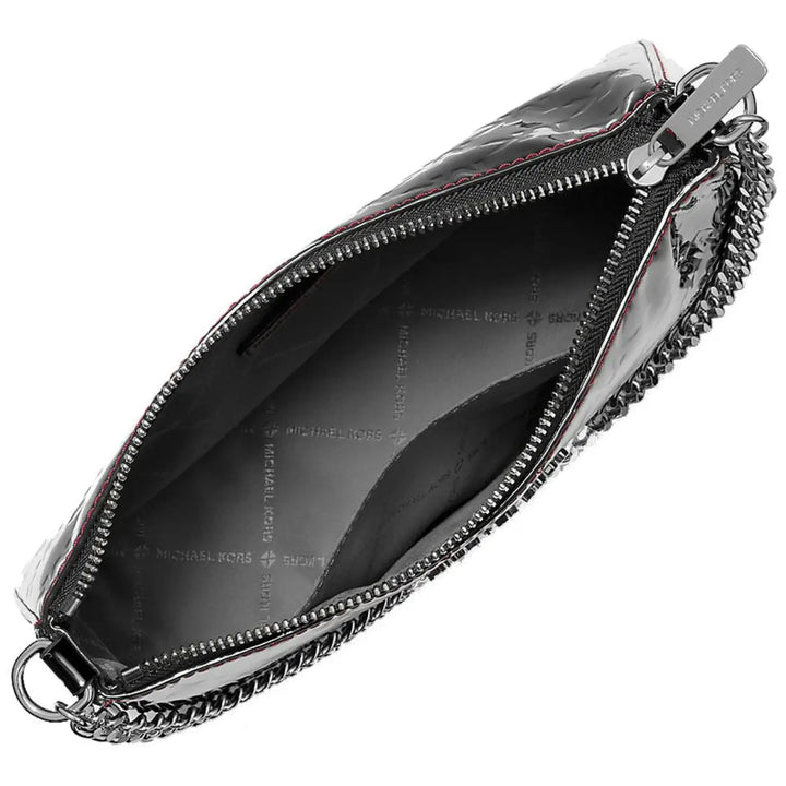 Michael Kors Black Canvas Clutch Bag