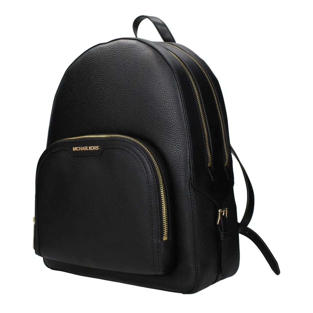 Michael Kors Black Leather Backpack