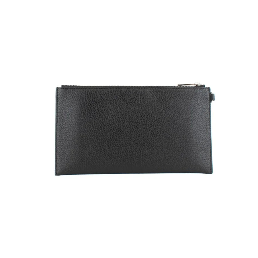 Michael Kors Black Leather Clutch Bag