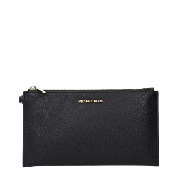 Michael Kors - Black Leather Clutch Bag