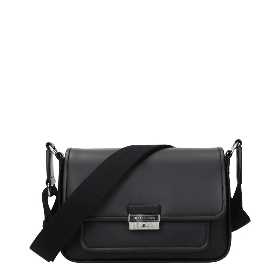 Michael Kors Black Leather Crossbody Bag