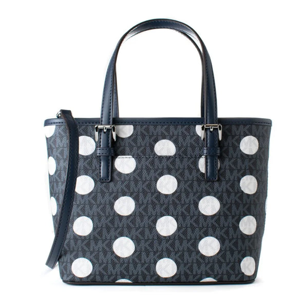 Michael Kors - Blue Canvas Tote Bag