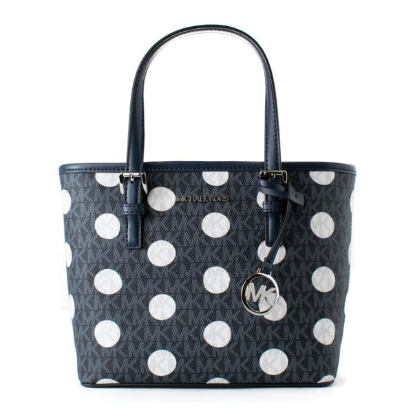 Michael Kors - Blue Canvas Tote Bag