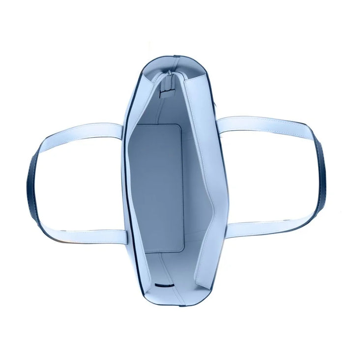 Michael Kors Blue Canvas Tote Bag