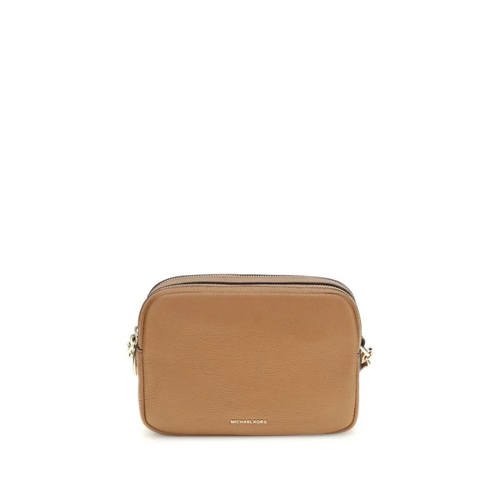 Michael Kors Brown Calf Leather Bos Taurus Shoulder Bag