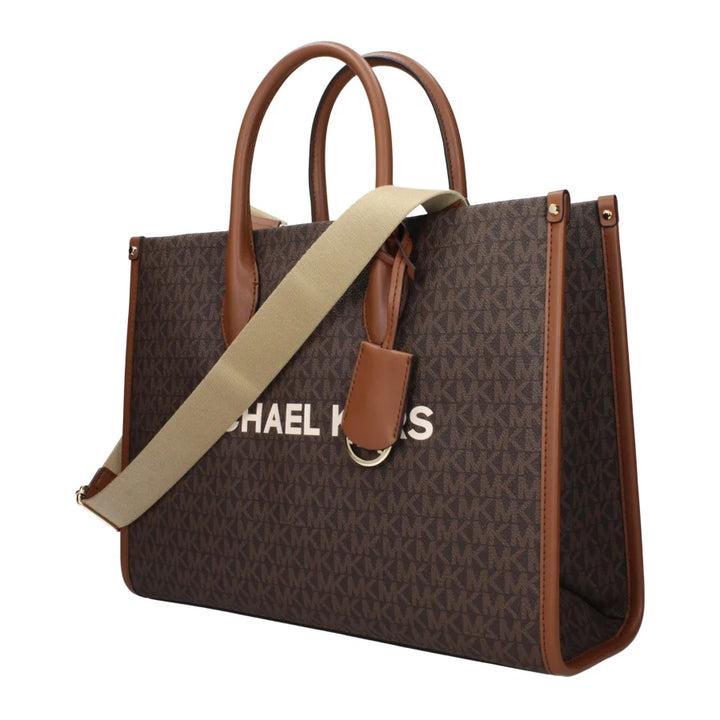 Michael Kors Brown Fabric Handbag
