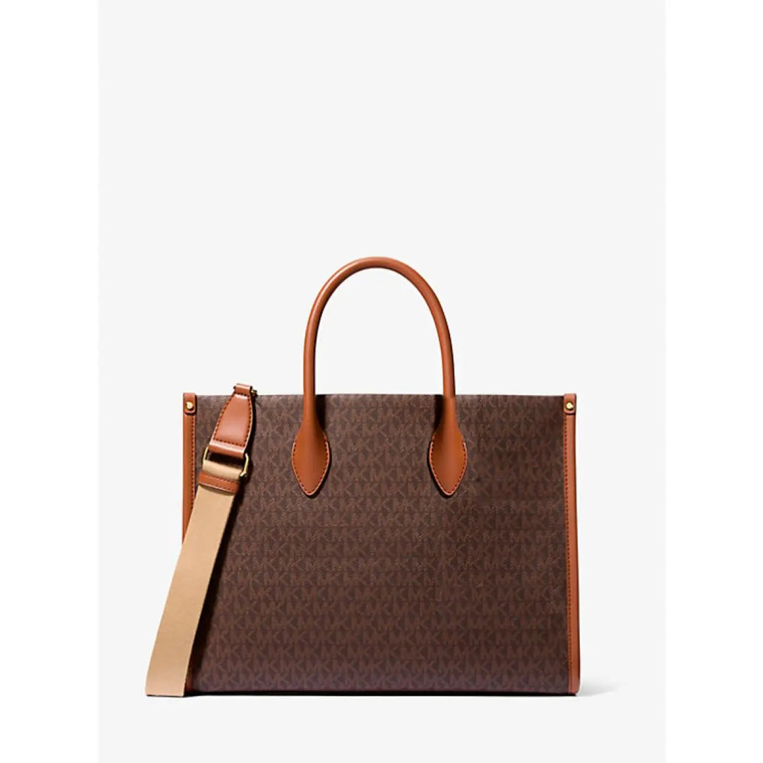 Michael Kors Brown Leather Shoulder Bag