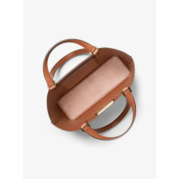 Michael Kors Brown Leather Tote Bag