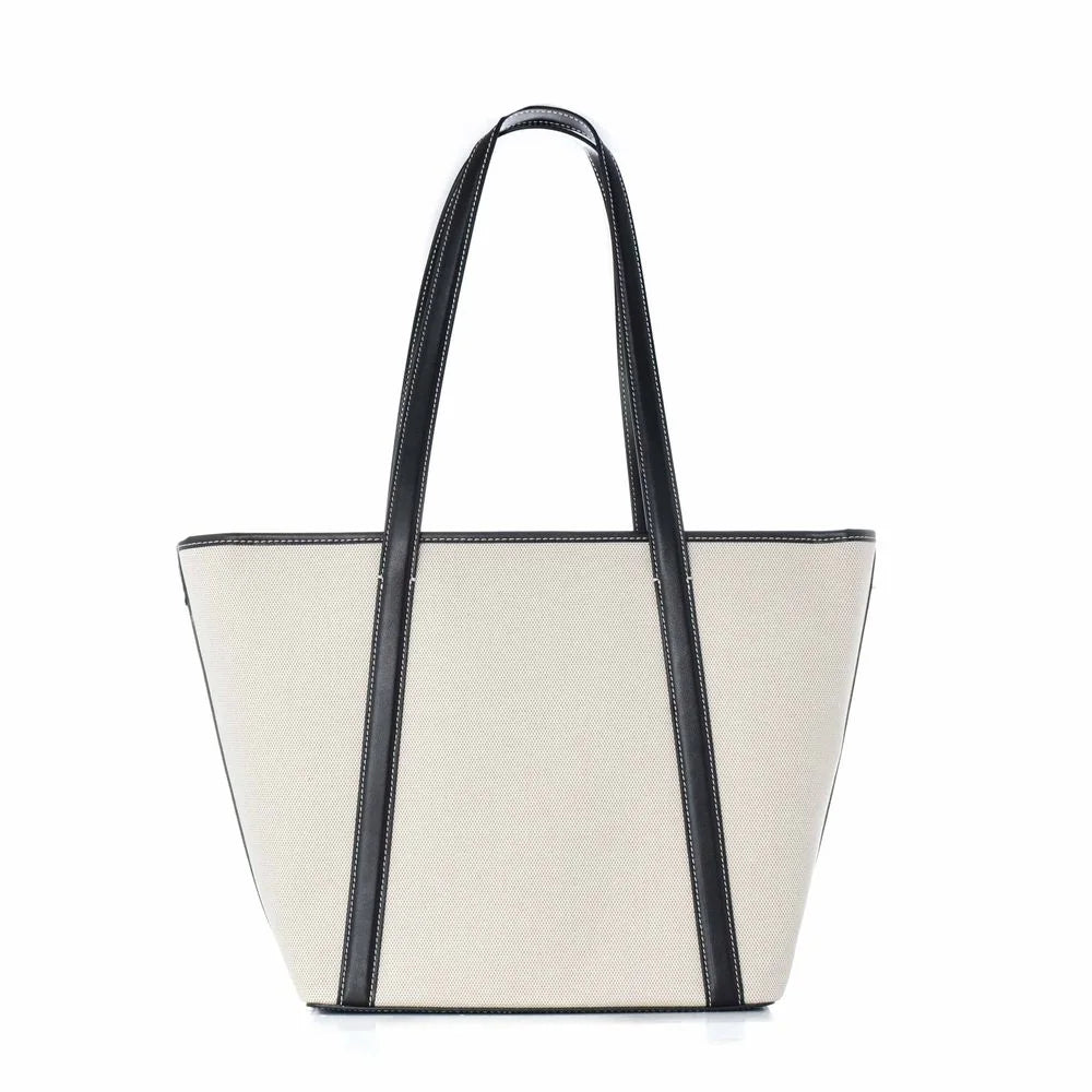 Michael Kors Canvas Bag White 29x28x12cm Chic Designer Style