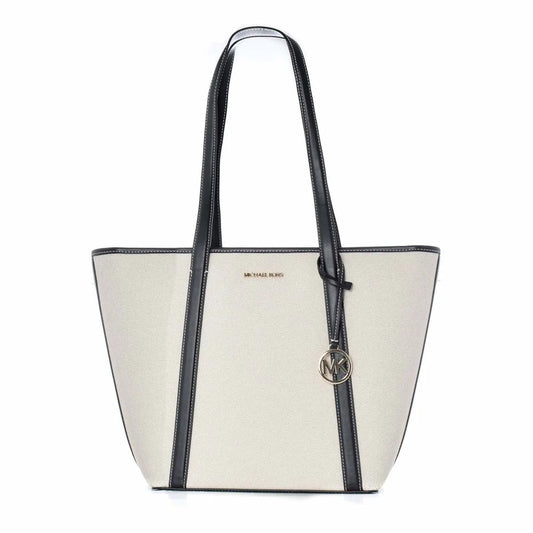 Michael Kors Canvas Bag White 29x28x12cm Chic Designer Style