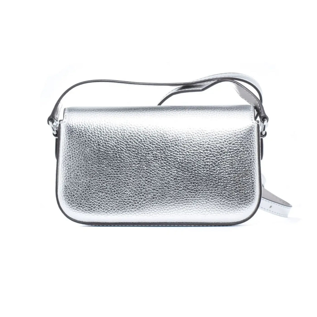 Michael Kors Gray Leather Shoulder Bag