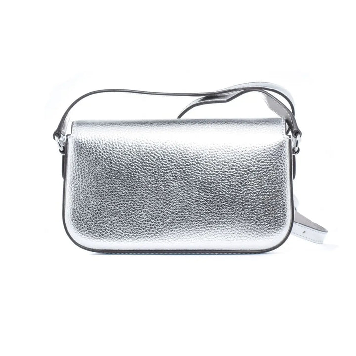 Michael Kors Gray Leather Shoulder Bag