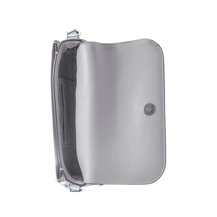 Michael Kors Gray Leather Shoulder Bag